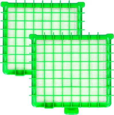 Image de McFilter | Filtre HEPA 2x Filtre Microfiltre adapté au modèle Rowenta Silence Force ZR002901 | ajusté | vert