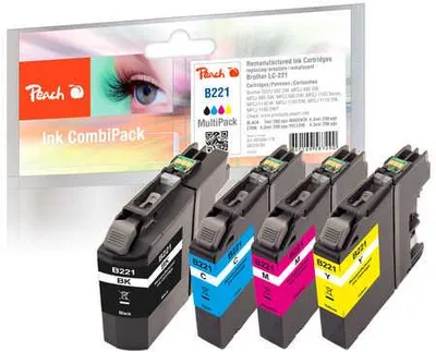 Produktbild von Tinte Spar Pack PI500-178 (kompatibel zu Brother LC-221VALBP)