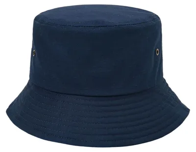Produktbild von Leoberg Uni Fischerhut für Erwachsene - Bucket Hat Sommerhut aus Baumwolle Größe L/XL in 155077-Blau-5