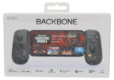 Produktbild von Backbone BB-51-P-BR, Gamepad, Android, PC, Xbox, Kabelgebunden, USB, USB Typ-C, Schwarz