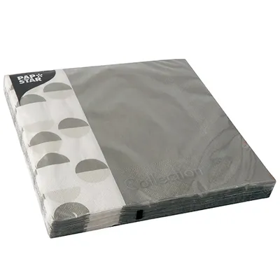 Produktbild von 200 Papstar Servietten, 3-lagig 1/4-Falz 40 cm x 40 cm Pastilles 87713
