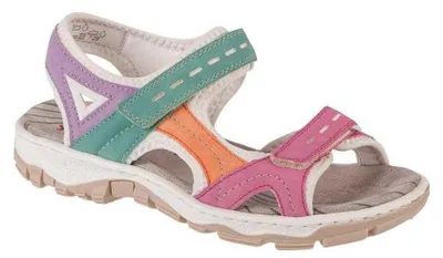 Image de Rieker - Sandales pour femmes PP5656 (37 EU) (multicolores)