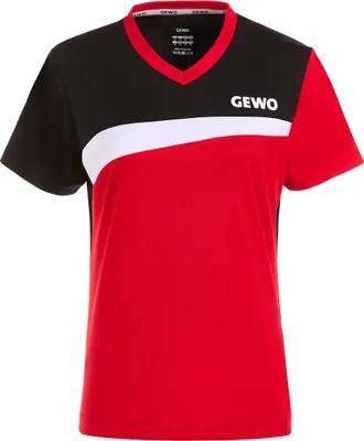 Produktbild von GEWO Lady Shirt Fondi III rot/schwarz S