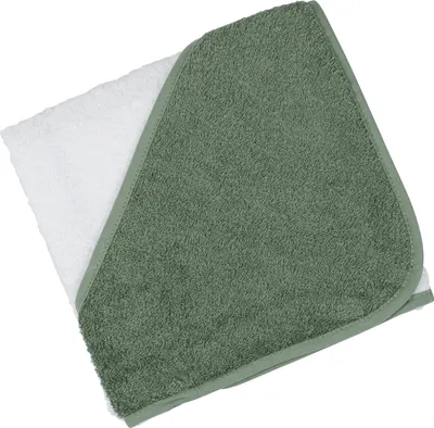 Produktbild von Babypark Badecape Weiß / Grün