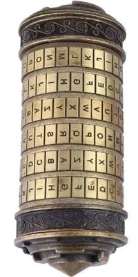 Zdjęcie produktu dla Metalowy zamek typu Cryptex do przechowywania biżuterii i notatek