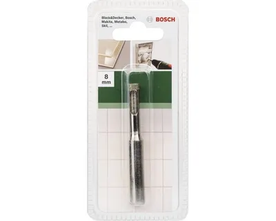 Zdjęcie produktu dla Bosch 2 609 256 C98, Wiertarka, Diamentowe wiertło, 8 mm, 1 szt.