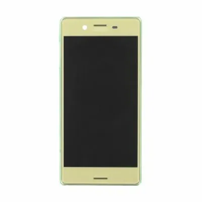 Produktbild von Original Display für Sony Xperia X F5121 LCD + Rahmen Limettengold 1302-4798
