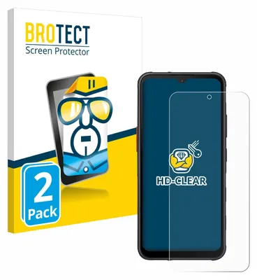 A product packaging and a screen protector for a smartphone.