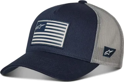 Image de Alpinestars Flag Snapback casquette bleu,gris hommes,femmes bleu,gris One Size