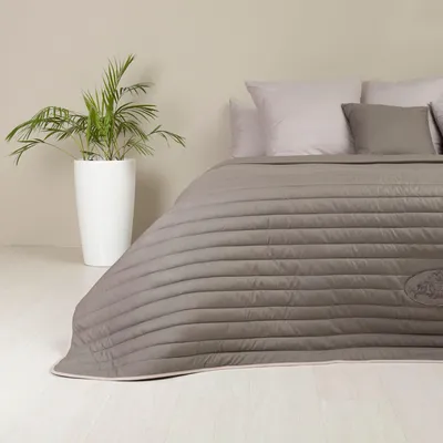 Produktbild von Luxus Tagesdecke Royal Ambience, 240x260, taupe/nude