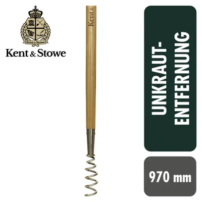 Produktbild von Kent & Stowe Löwenzahnzieher Langstiel aus Eschenholz und Edelstahl gefertigt, 734923
