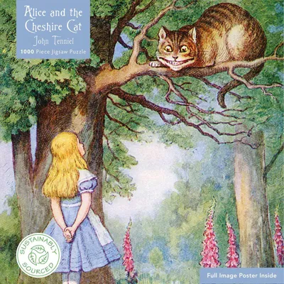 Produktbild von Adult Sustainable Jigsaw Puzzle Alice and the Cheshire Cat