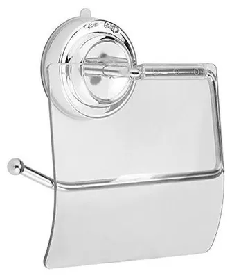 Immagine prodotto di Supporto da parete RVS per carta igienica, resistente all'acqua, con morsetti, accessorio da bagno, di lunga durata