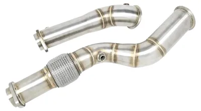 Obrázek produktu pro Výfukový manifold, nerezová ocel, zvýšení výkonu, stříbrná barva