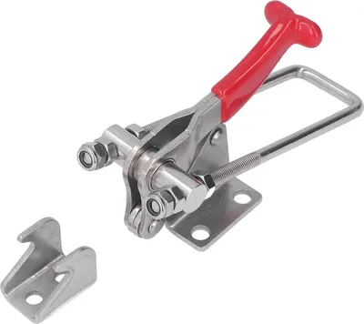 Image de Pince toggle r?glable Force de serrage de 318 kg Levier de verrouillage en acier inoxydable pour desserrage