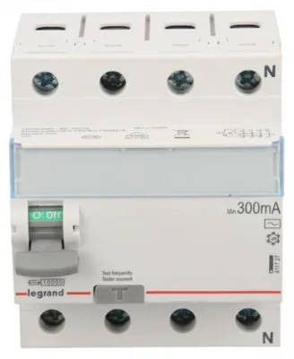 Obrázok produktu pre 4P 25A 0,3A istovýč (chybový istič) typu AC, model P304 TX3, kód 411727