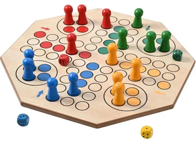 Immagine prodotto di Giochi Natural Games, Classici, XXL, Ludo, 50 x 50 cm