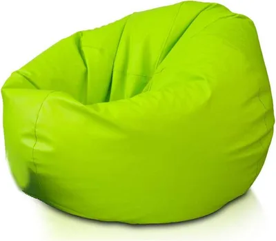 Produktbild von Ecopuf Sakwa, Sitzkissen Sessel Bean Bag, Sitzsack Kunstleder, Apfelgrün E16, M