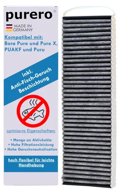 Aktivkohlefilter für Bora Pure, 43x13,1x4,8 cm, 1 St.