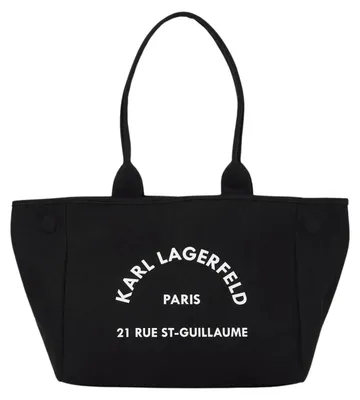 Obrázek produktu pro Karl Lagerfeld, kabelka Cabas Convertible, černá, materiál: bavlna