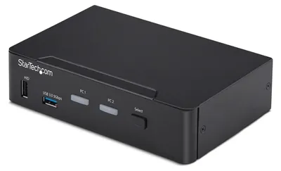 Immagine prodotto di StarTech.com P2AD122-KVM-SWITCH, 3840 x 2160 px, 4K Ultra HD, 36 W, nero