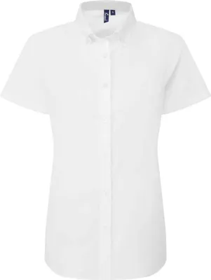 Obrázek produktu pro Premier - "Supreme" dámská společenská košile s krátkým rukávem PC7795 (5XL) (bílá)