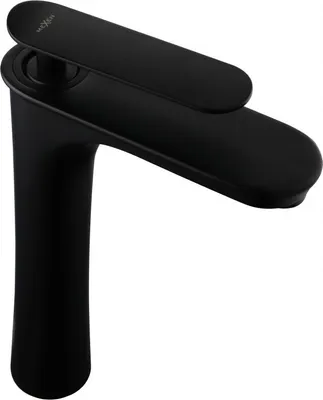 Produktbild von Mexen Trinity hohe Waschtischarmatur, Schwarz - 72610-70