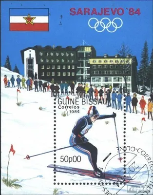 Produktbild von Briefmarken Guinea-Bissau 1984 Mi Block257 (kompl.Ausg.) gestempelt Olymp. Winterspiele