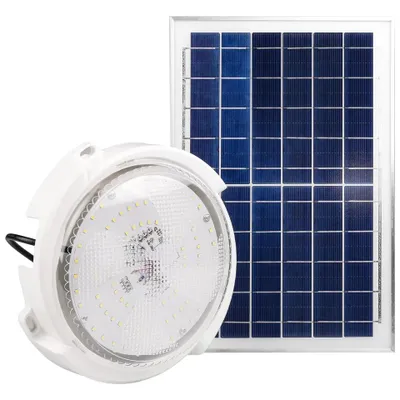 Produktbild von MasterLED Solar-Deckenleuchte LED 50W 900lm 5000K IP65 Weiß dimmbar