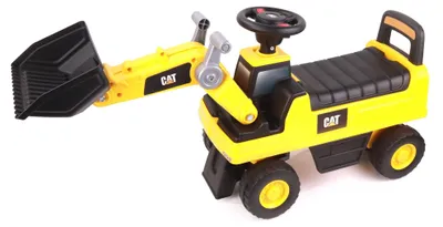 Kinder-Bagger-Schiebeauto, gelb, max. 25 kg, Kunststoff, ab 12 Monaten