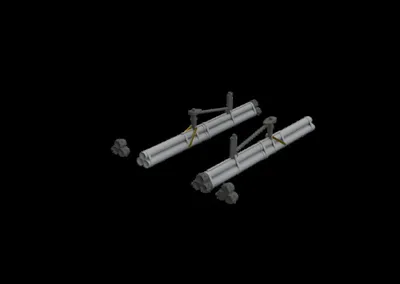 Produktbild von Eduard Accessories 6481008 - 1:48 P-51B/C bazooka rocket launcher EDUARD - Neu