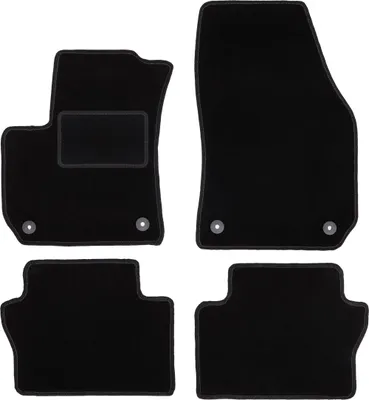 Image de Tapis en velours noir pour : Opel Zafira B Monospace (2005-2014)