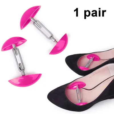 Produktbild von 1 Paar Mini-Schuhdehner, Schuhdehner für Männer und Frauen, Shaper Expander, Breitenverlängerung, verstellbar, Pink