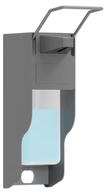 Obrázek produktu pro Nástěnný dávkovač dezinfekčního prostředku z hliníku s kapacitou 500 ml