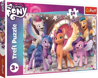 Immagine prodotto di TREFL Puzzle My Little Pony: Happy Ponies MAXI 24 pezzi