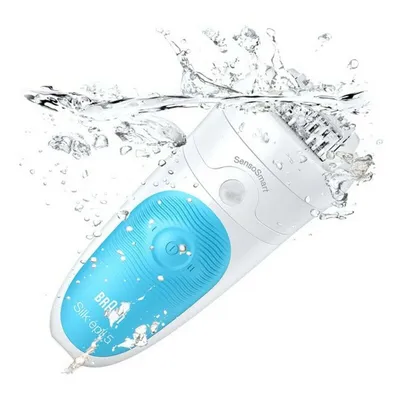 Obrázok produktu pre Braun Silk-épil 5 81706331, Biela, Tyrkysová, 28 pinzety/pinziet, Podpazušie, Bikiny, Front thigh, Vnútorné paže, Holiace, LED, 0,5 mm