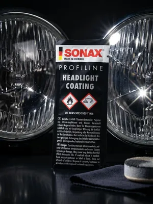Produktbild von SONAX Profiline Headlight Coating 5ml – Scheinwerfer Langzeitversiegelung, KI-generiertes Bild