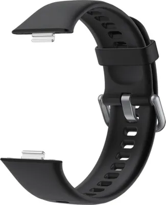 Image de Bracelet Silicone Huawei QuickLink Watch Fit 4 Noir
