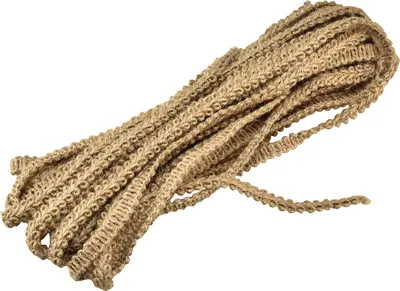 Produktbild von Dekoband Natur Jute Zierband Boho Ornament B2cm L12m