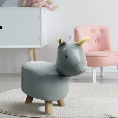 Produktbild von Hocker für Kinder Tiermotiv Einhorn