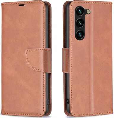 Produktbild von Mobigear Excellent  Samsung Galaxy S25 Plus Hülle Klapphülle Geldbörse - Braun