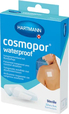 Immagine prodotto di Hartmann Cosmopor Waterproof - Medicazione sterile, impermeabile per ferite