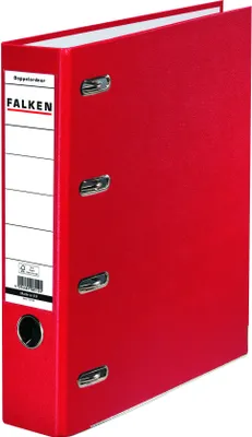 Produktbild von Falken Falken Doppelordner - 2x A5 quer, 70 mm, rot