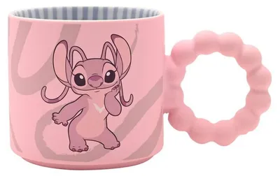 Imagen del producto de Taza Angel Textura Suave Stitch Cerámica 300 mls