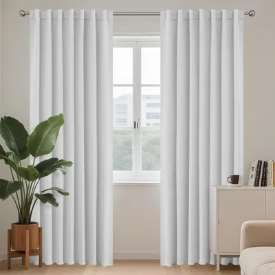 Zdjęcie produktu dla Zasłony Zaciemniające Termiczne Opaque Komplet 2 Sztuk 210x132 cm Szare