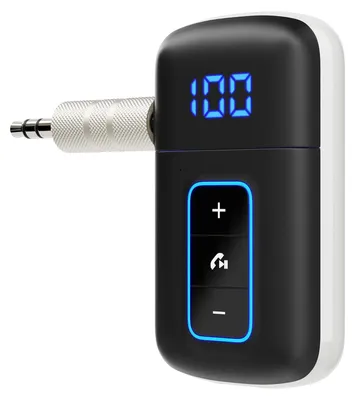 Produktbild von OKWISH KFZ-Adapter, Bluetooth AUX Empfänger Auto, kabelloser Musikadapter, Auto Bluetooth Audio Receiver, Auto Musik Streaming, Handy Verbindung, kompatibel mit Autoradio