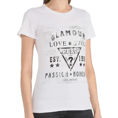 Produktbild von Guess Damen-T-Shirt weiß W3RI62JA900-G011 S