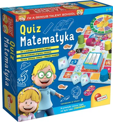 Obrázek produktu pro Kvíz pro malé génie - Matematika 54381 LISCIANI