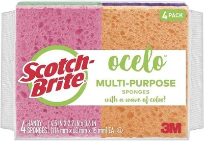 Obrázek produktu pro Praktické houbičky v různých barvách - 4 kusy