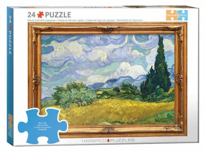 Immagine prodotto di Eurographics Puzzle Weizenfeld - Vincent van Gogh, 24 Teile, 36 x 26 cm, 6724-5307